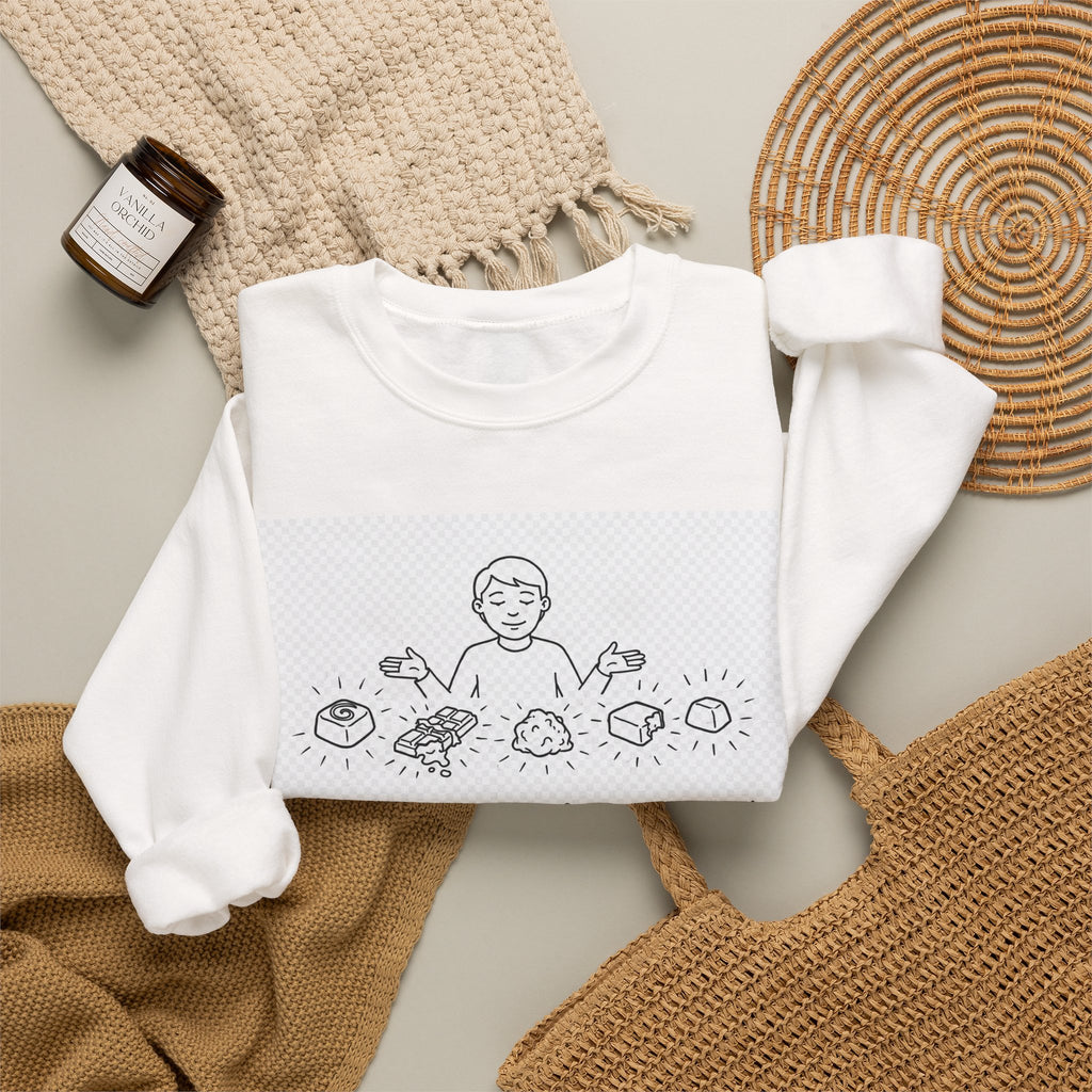 "All Chocolate is Perfect Chocolate" Crewneck Sweatshirt