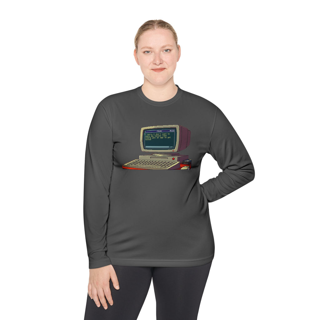 Vibe Coding Funny Long Sleeve Tee —