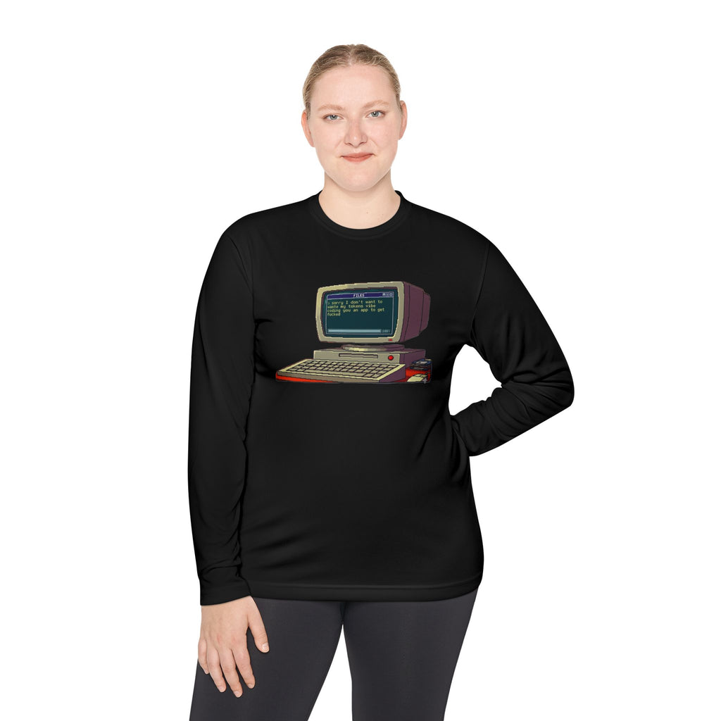 Vibe Coding Funny Long Sleeve Tee —